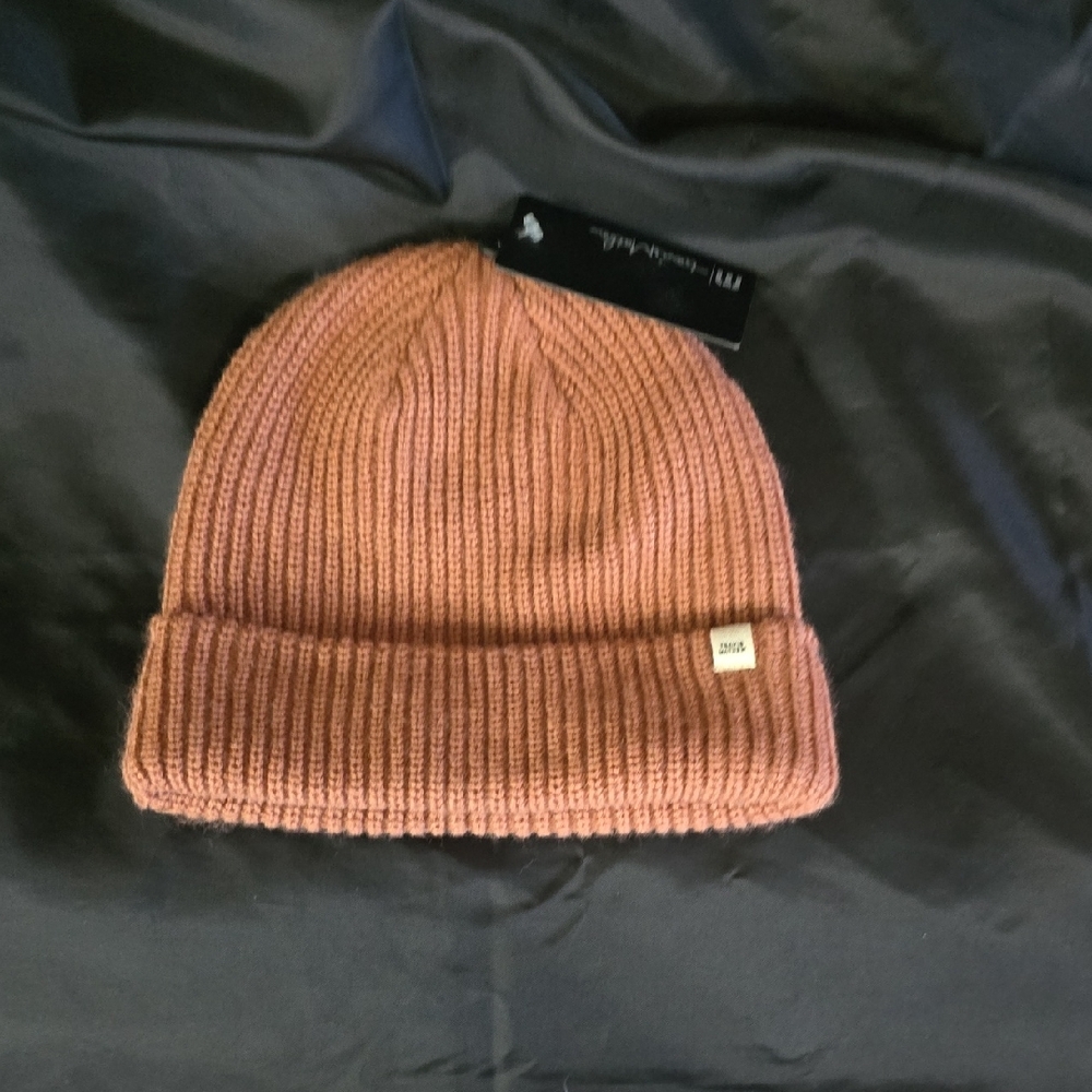 Travis Mathew Rust Knit Beanie